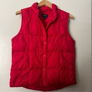 Lands End Womens Down Puffer Vest !
